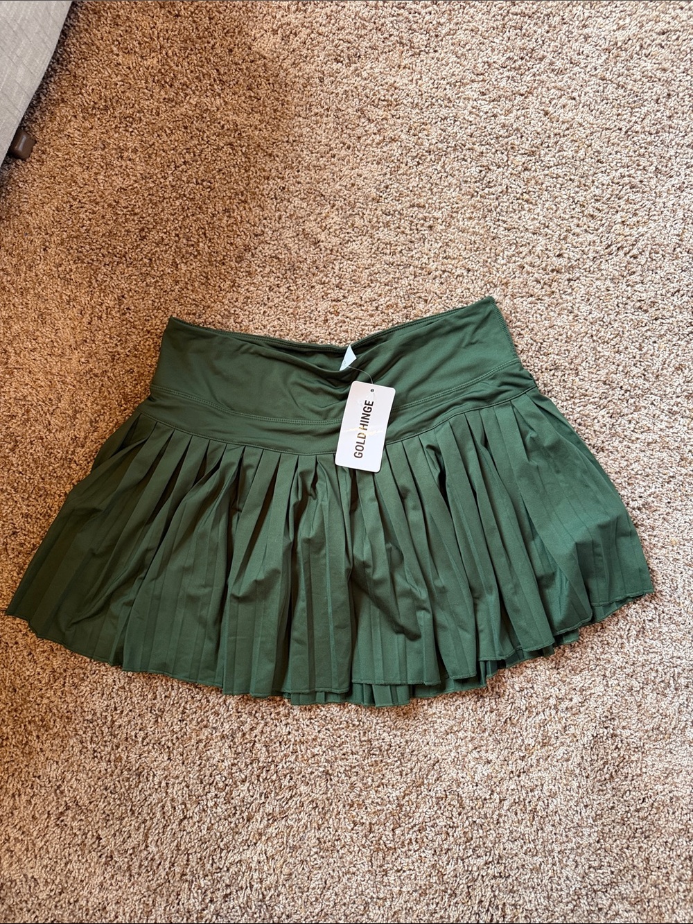 NWT Goldhinge Green Skort - XL